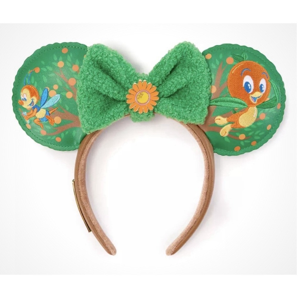 2026 Disney Parks Epcot Flower Garden Festival Orange Bird Ear Headband NEW